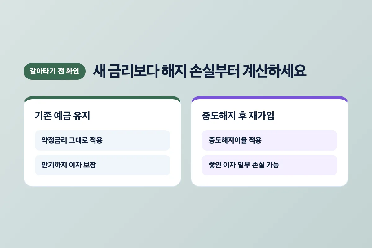 기준금리 인상 후 은행마다 예금금리를 조정하는 시점이 다르다는 것을 보여주는 이미지