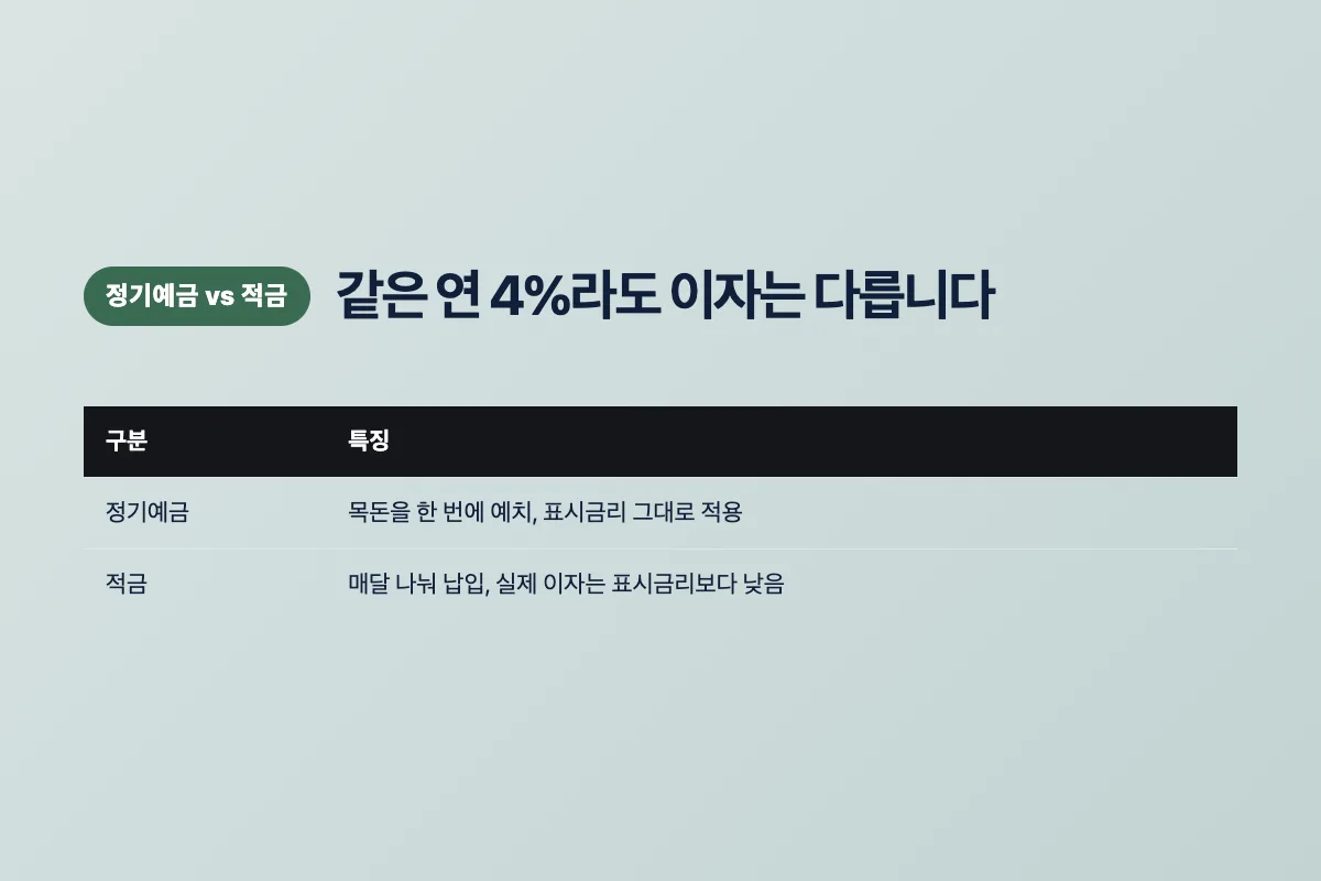 이미 가입한 고정금리 정기예금은 기준금리가 올라도 약정금리가 그대로 유지된다는 것을 보여주는 이미지