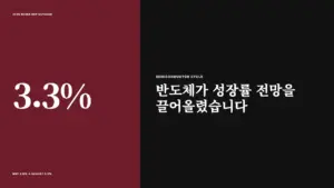 한국은행 성장률 3.3% 전망과 반도체 호황을 보여주는 대표 이미지