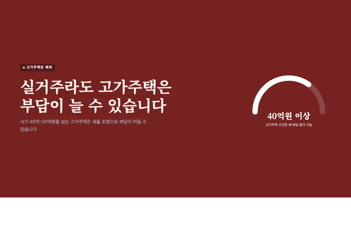 비거주 주택 409만호 통계에 1주택자와 다주택자가 모두 포함된다는 것을 보여주는 이미지